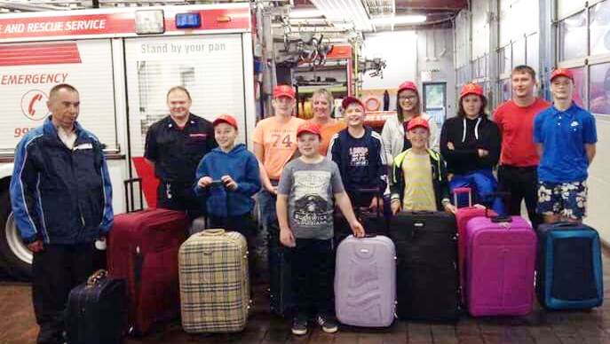 Chernobyl children arrived at Manchester Airport with only the clothes they “stood up in” but departed with two suitcases each packed with supplies donated by local organisations.