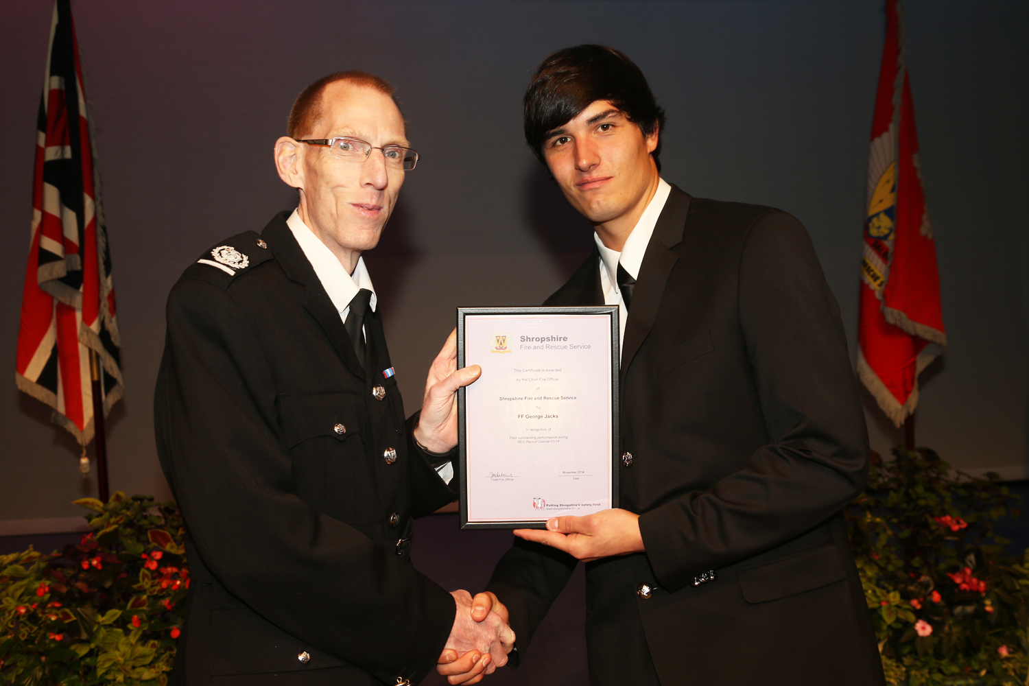 Top Student George Jacks, from Ludlow