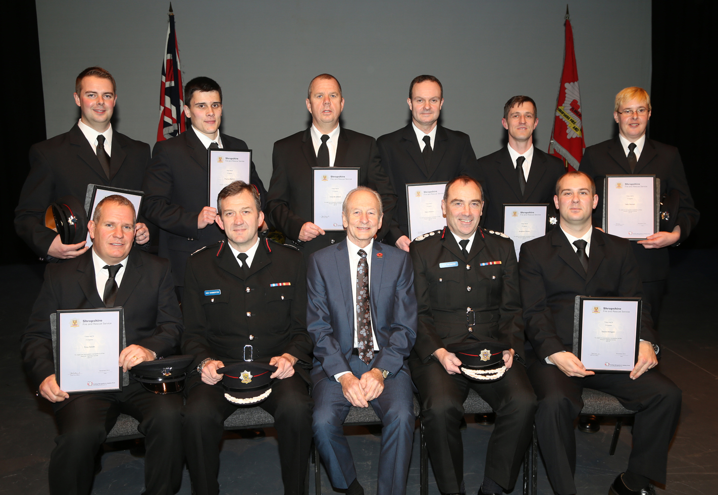 North Shropshire firefighter new recruits