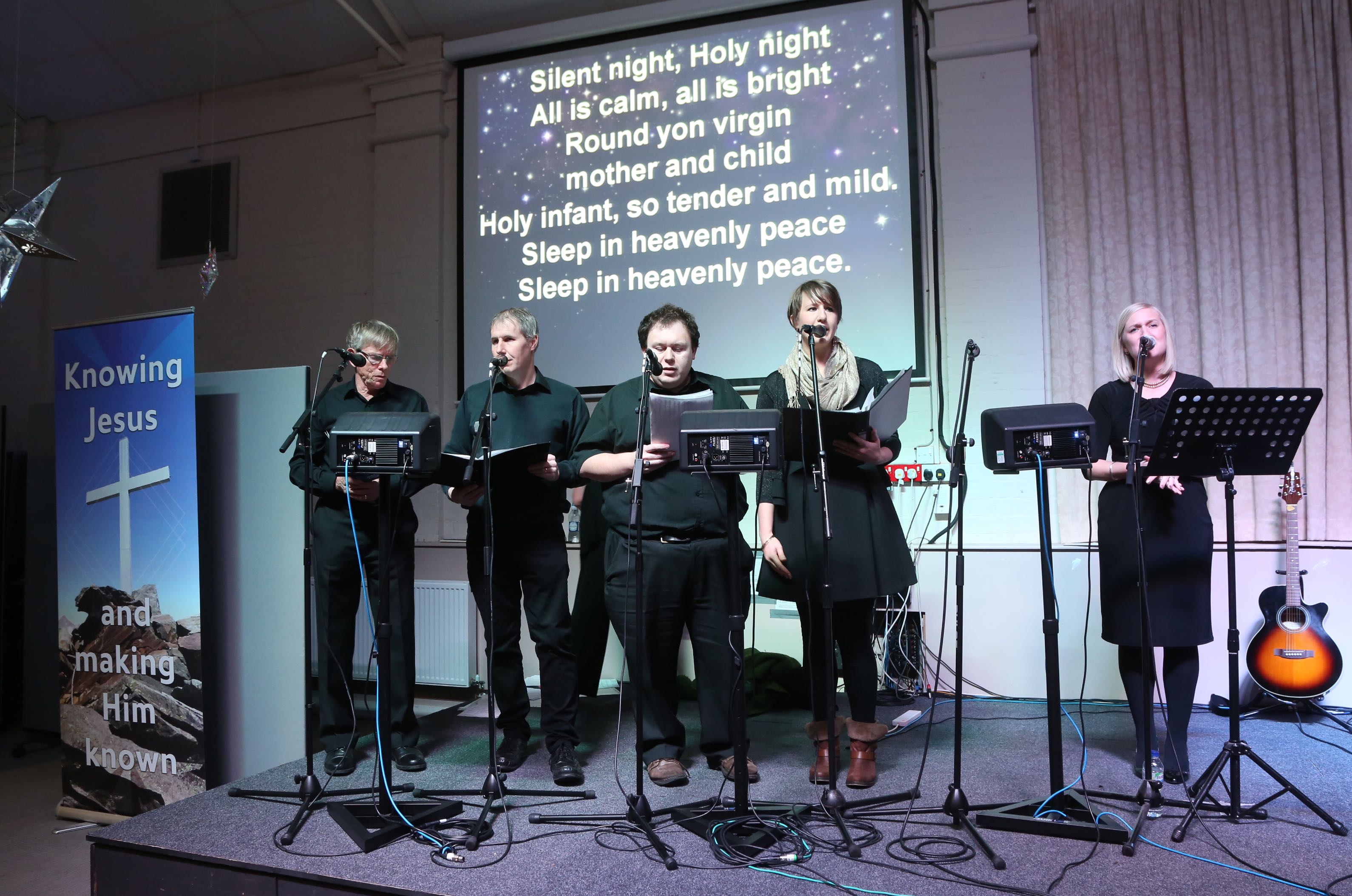 Barnabas Community Church choir led the carol singers