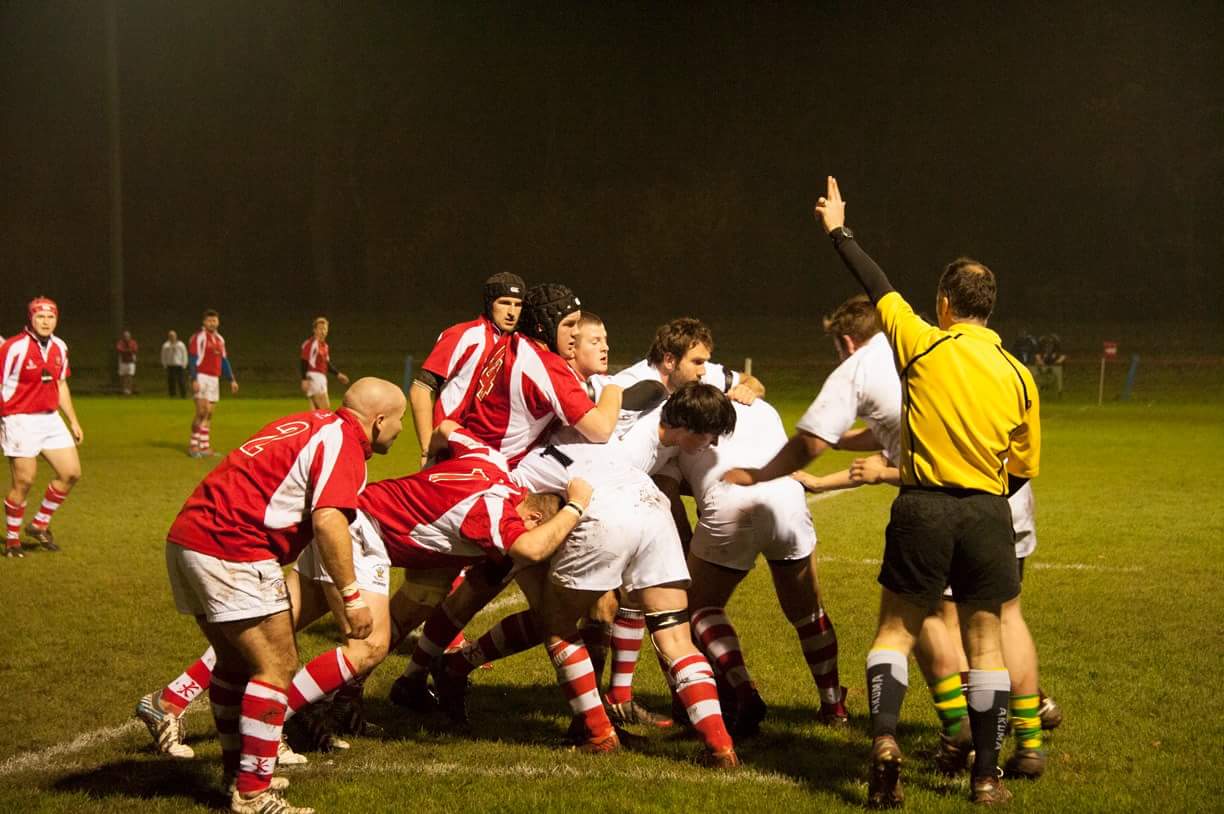 George Jacks, centre stage “in the thick” of the scrum at last year's England v Wales rugby match