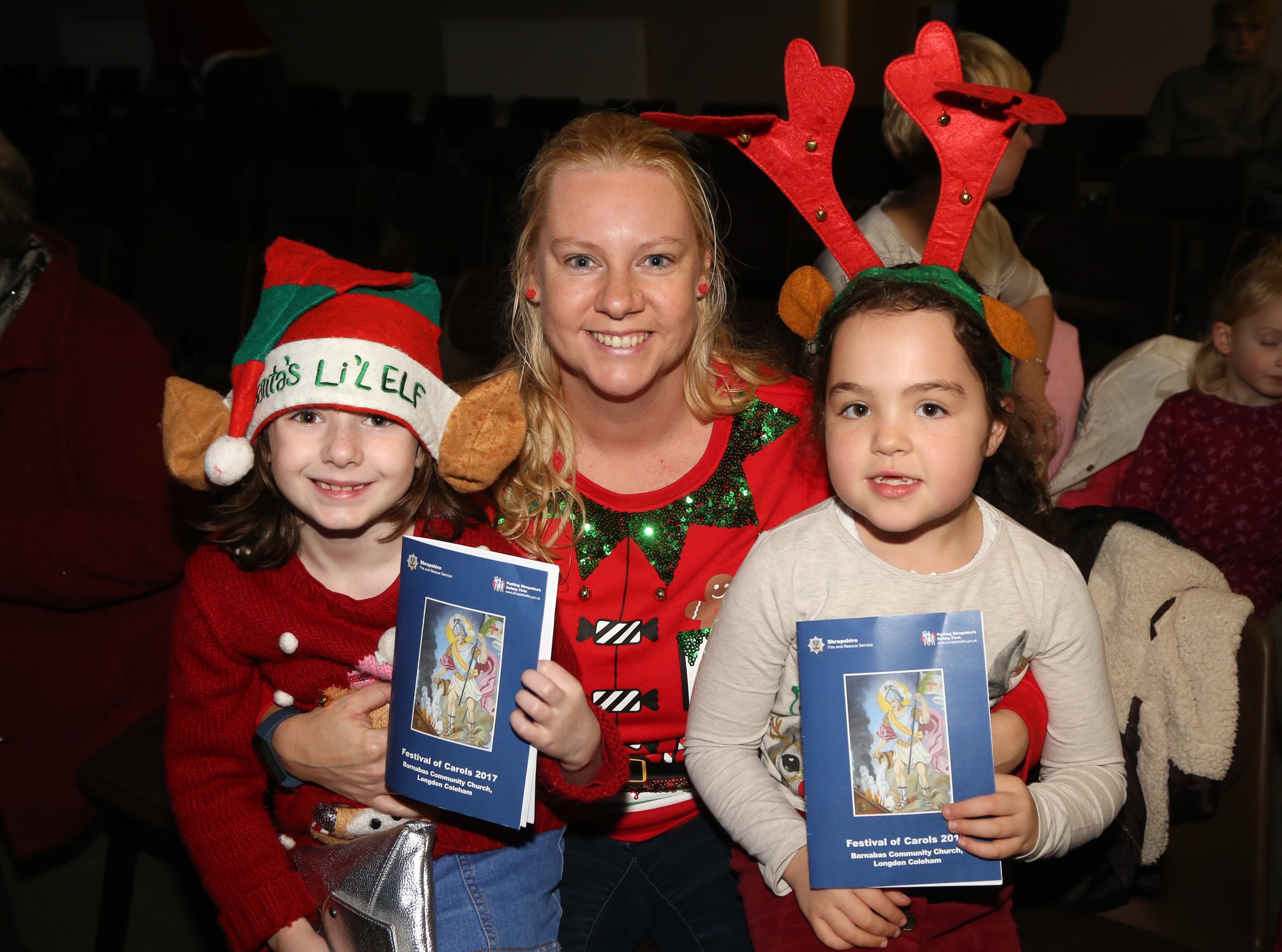 Fun for little ones at Shropshire Fire and Rescue Service's Festival of Carols