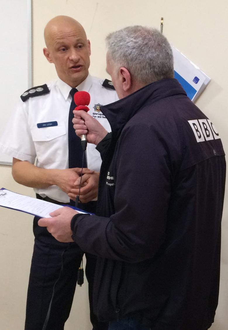 Station Manager  Ian Leigh at Shropshire Fire and Rescue Service who listened to Dame Judith Hackitt's keynote speech at the recent National Fire Chiefs Council conference 