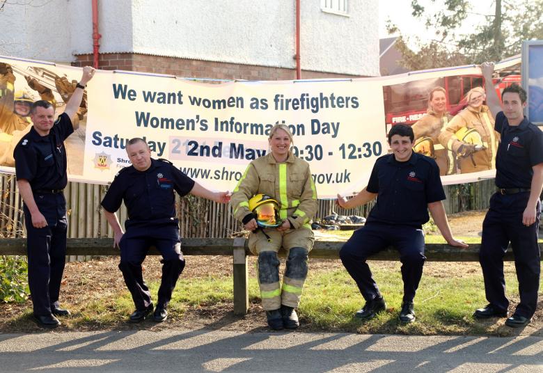 Left to right: Jason Norgrove, James Bond, Scott Marnick and Martin Smith with Kat Frost (Centre)