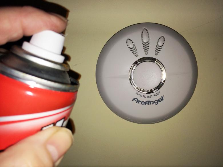 Don't spray aerosols near smoke alarms, says Shropshire Fire and Rescue Service