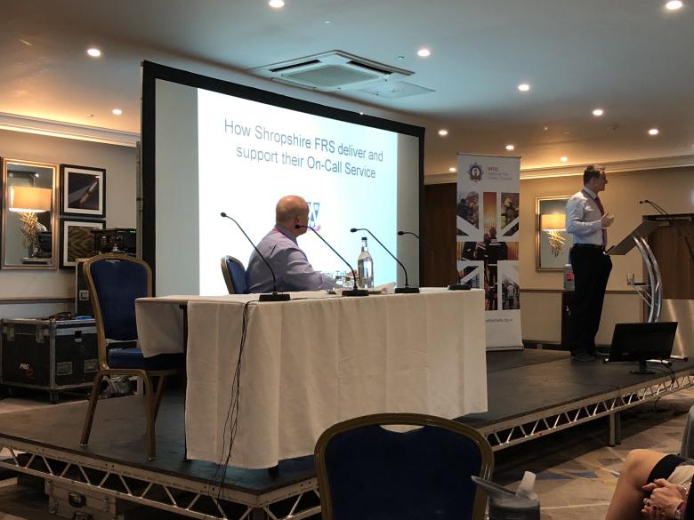 Group Manager Jon Temple talks about Shropshire’s unique and successful on-call firefighter system