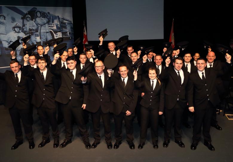 Hats off to new firefighter recruits at Shropshire Fire and Rescue Service