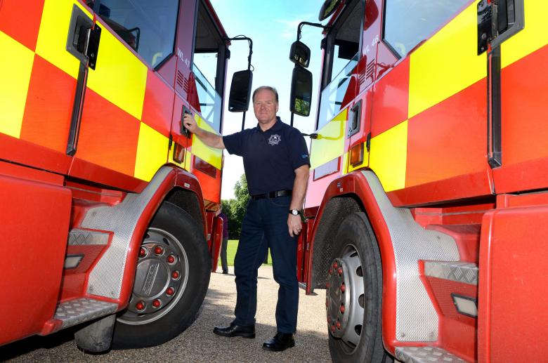 Shropshire's Retired Assistant Chief Fire Officer Steve Worrall